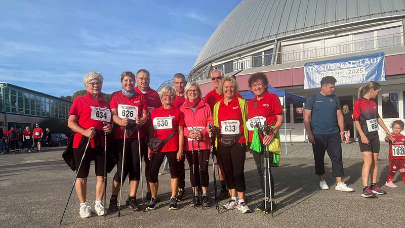 Menschen in Laufkleidung.